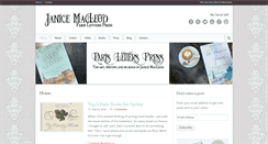 Desktop Screenshot of janicemacleod.com